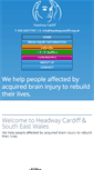 Mobile Screenshot of headwaycardiff.org.uk